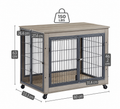 The Grey Dog Crate On Wheels