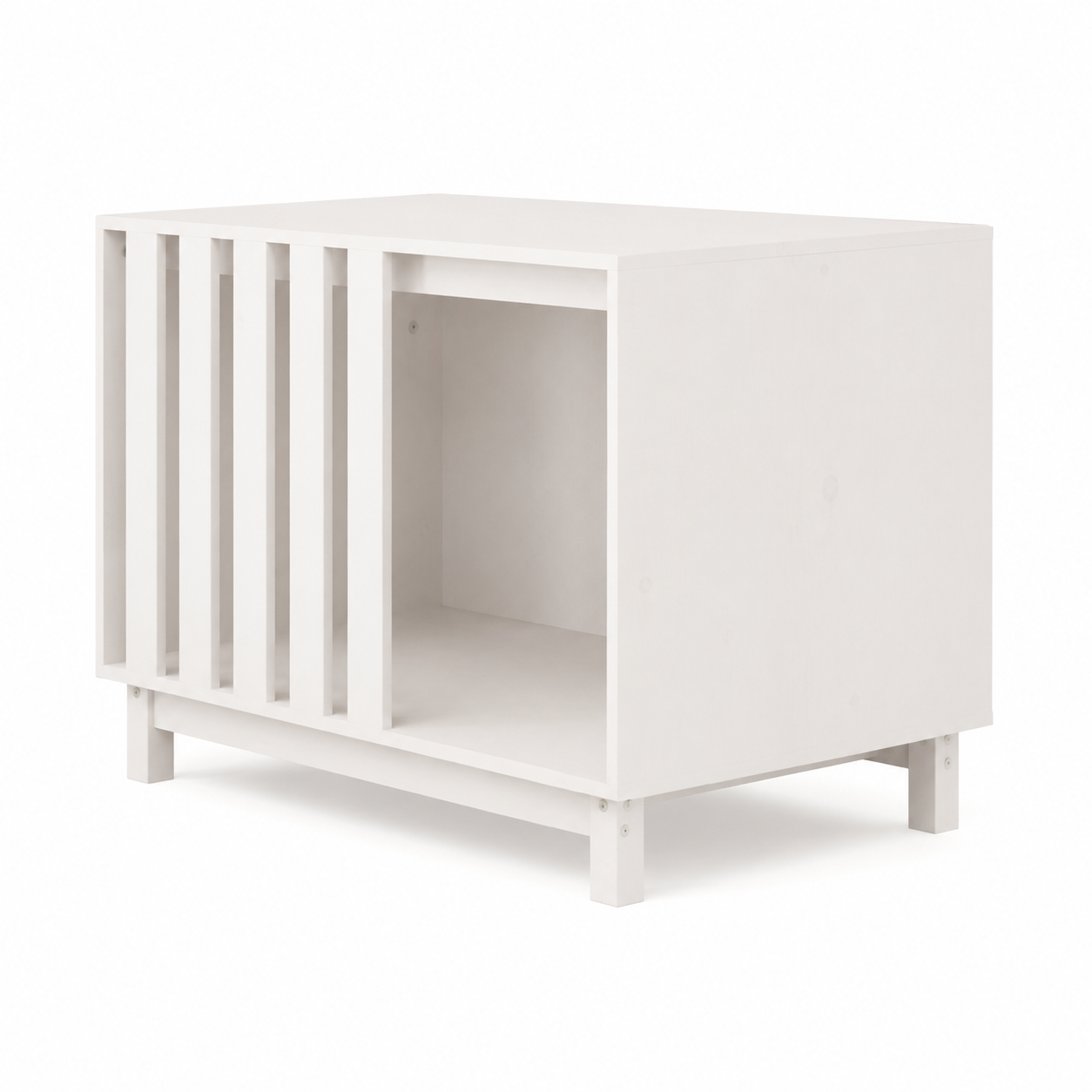 The Nordic Haven – Solid Pine Indoor Dog Kennel