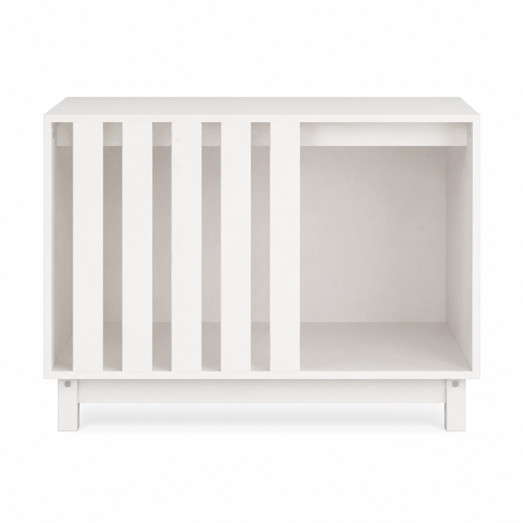 The Nordic Haven – Solid Pine Indoor Dog Kennel