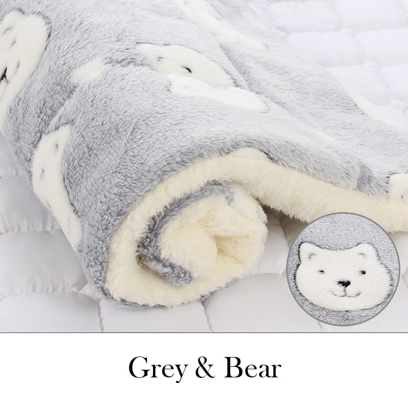 Plush Pet Blanket – Cushion for Dogs & Cats