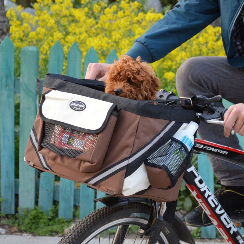 Bærbar cykelkurv til kæledyr, hvalp, hund, kat, rejsecykelkurv, sædekurv til små hunde, produkter, rejsetilbehør