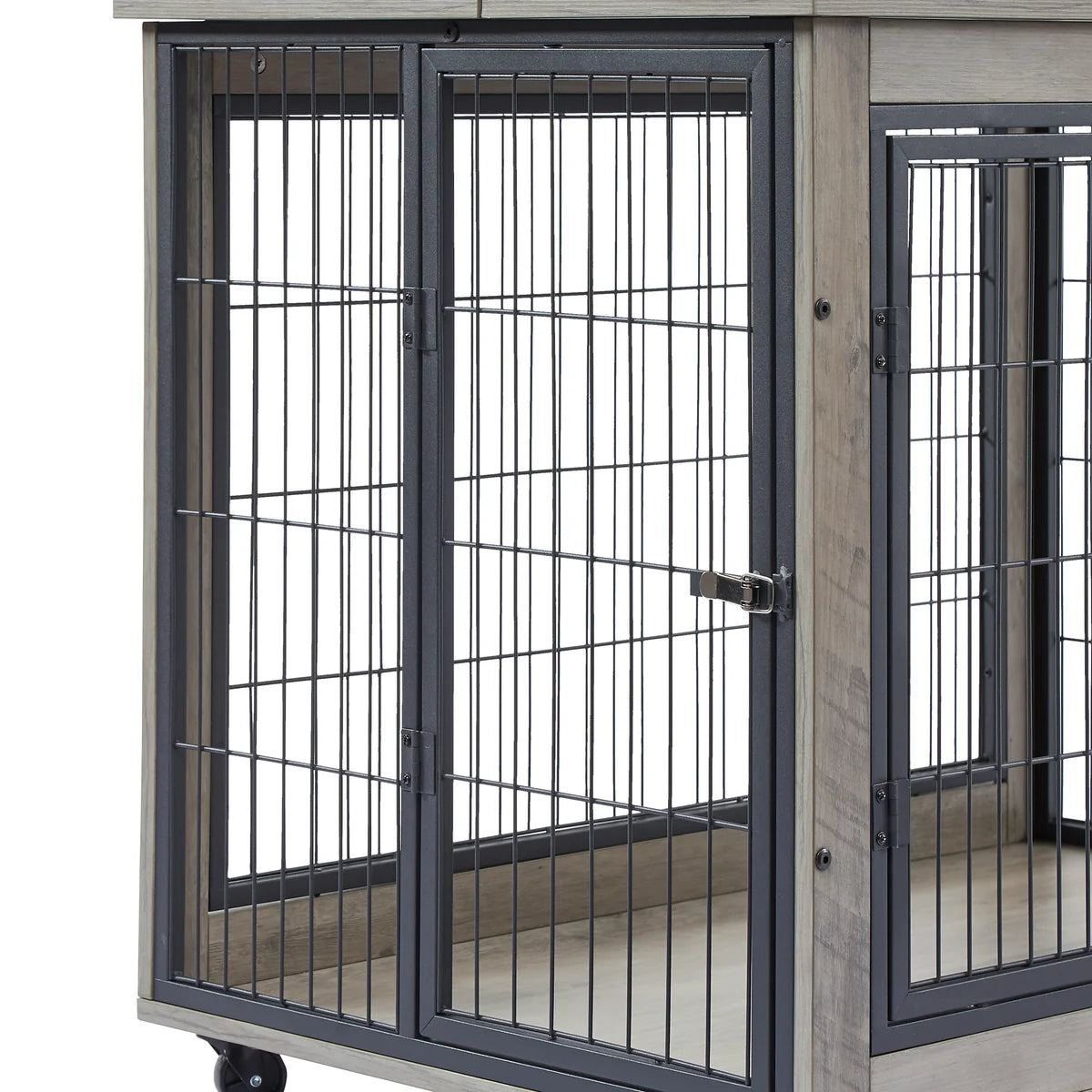 The Grey Dog Crate On Wheels