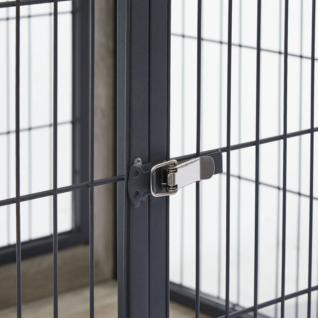 The Grey Dog Crate On Wheels