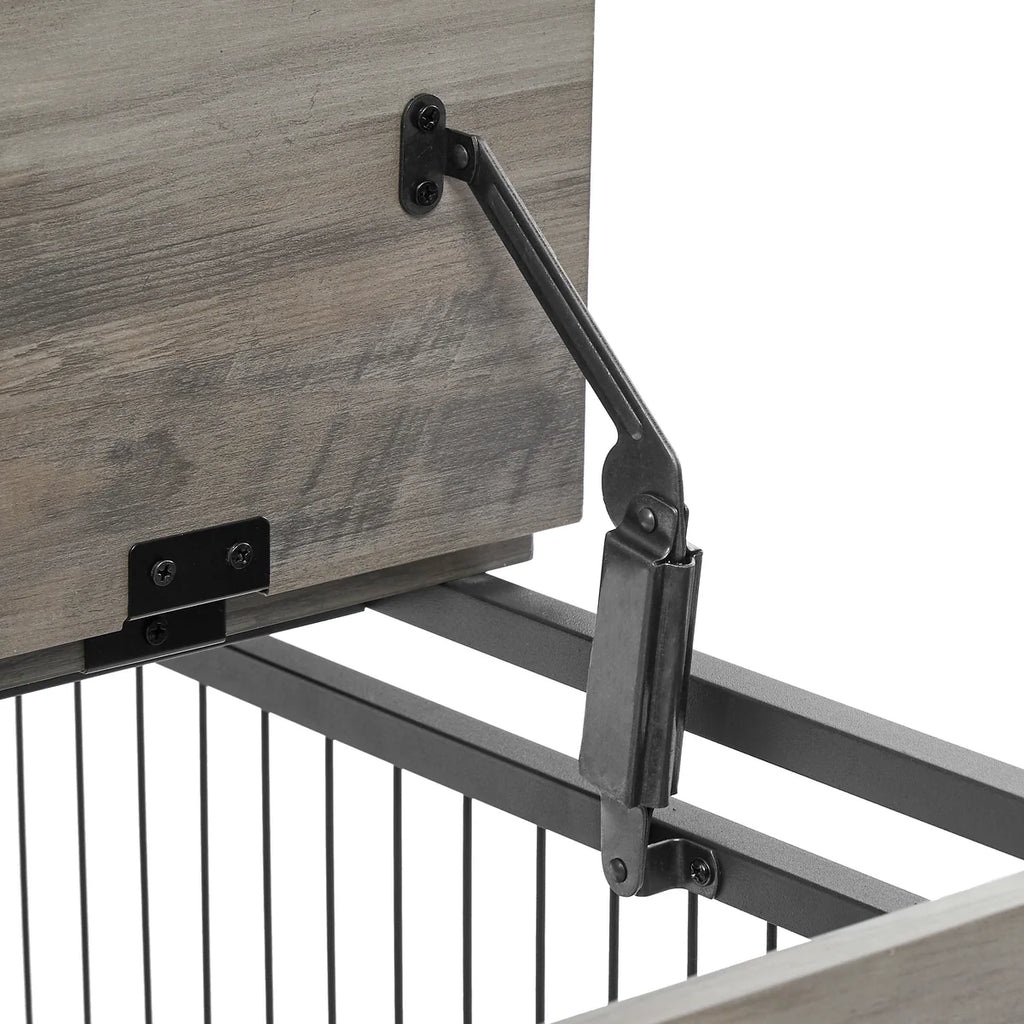 The Grey Dog Crate On Wheels