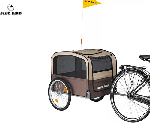 Blue Bird Bicycle Dog Trailer